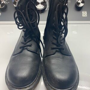 Dr. Martens Black Leather Boots